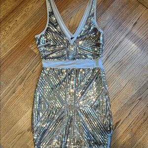 Sequin Mini Dress